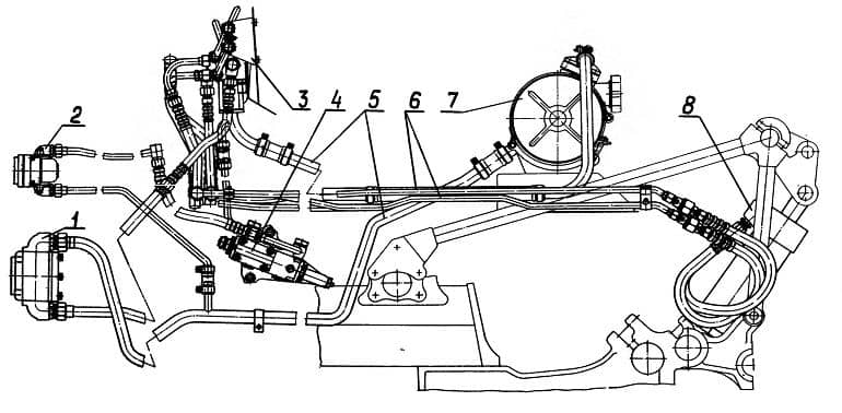 Схема электрооборудования трактора ДТ — Автоэлектрик