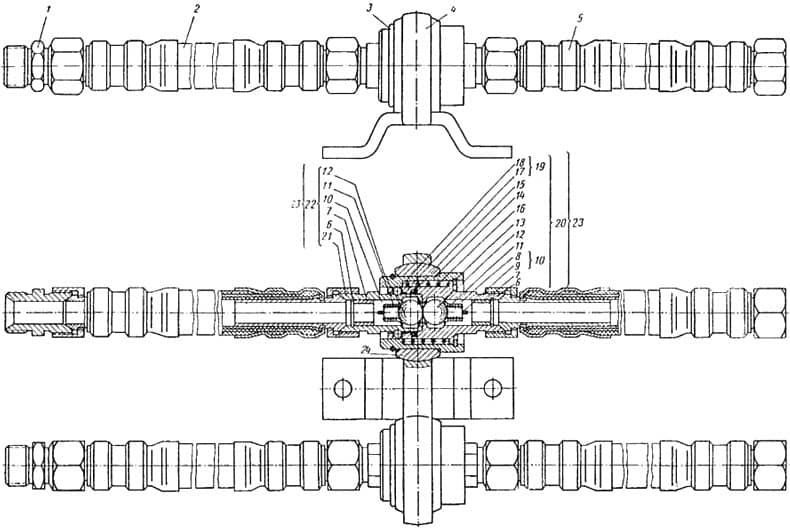 Муфта разрывная ДТ-75 (схема)