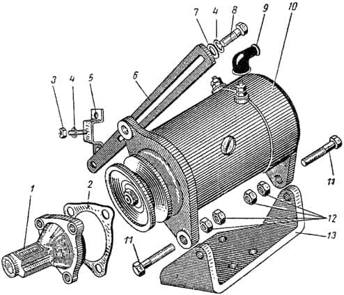 Схема счетчика моточасов ДТ-75